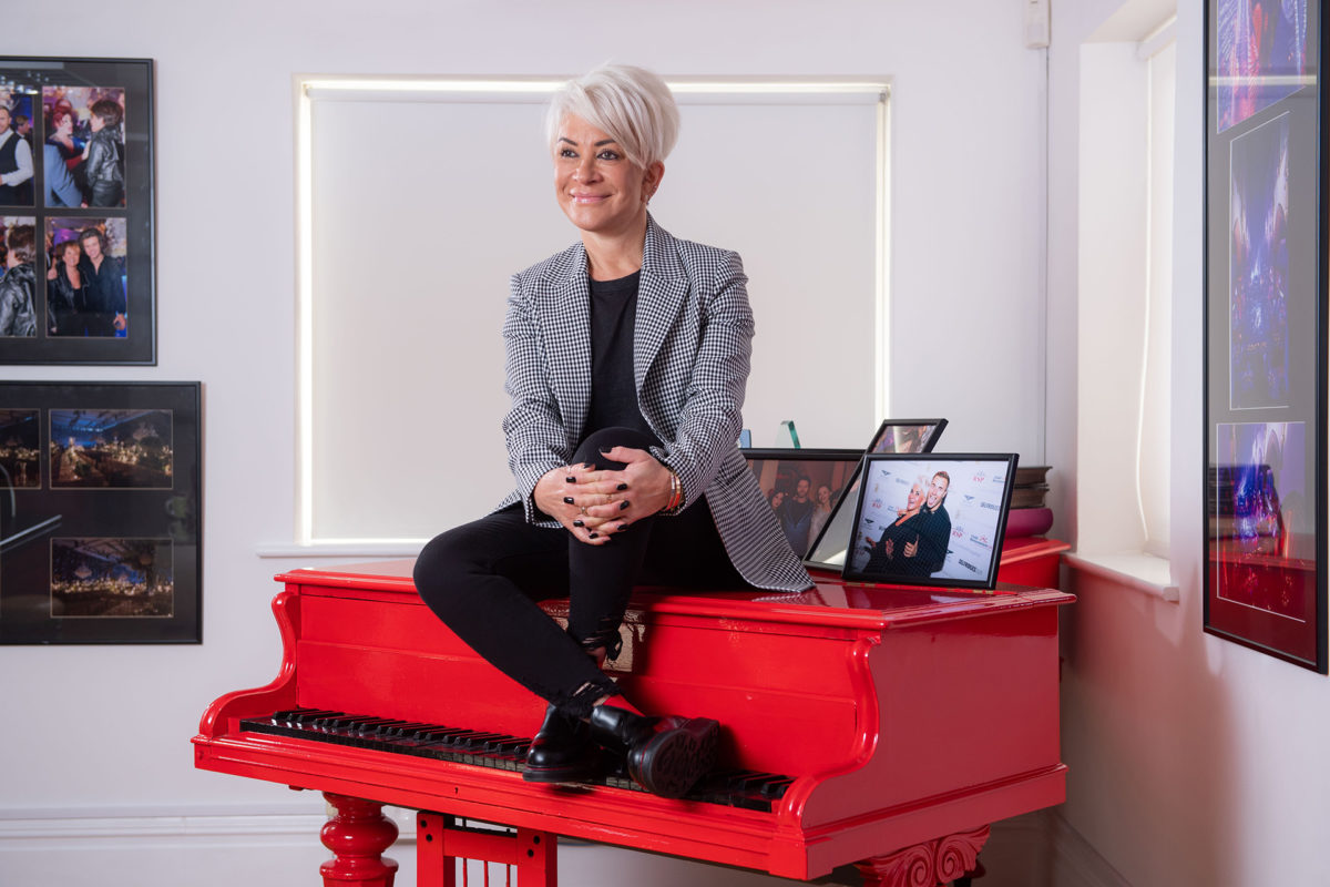 Liz Taylor on Red Piano