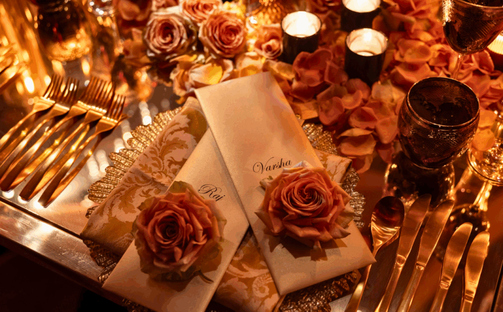 Floral details at TLC event