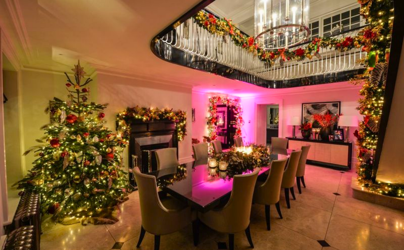 private christmas party at home