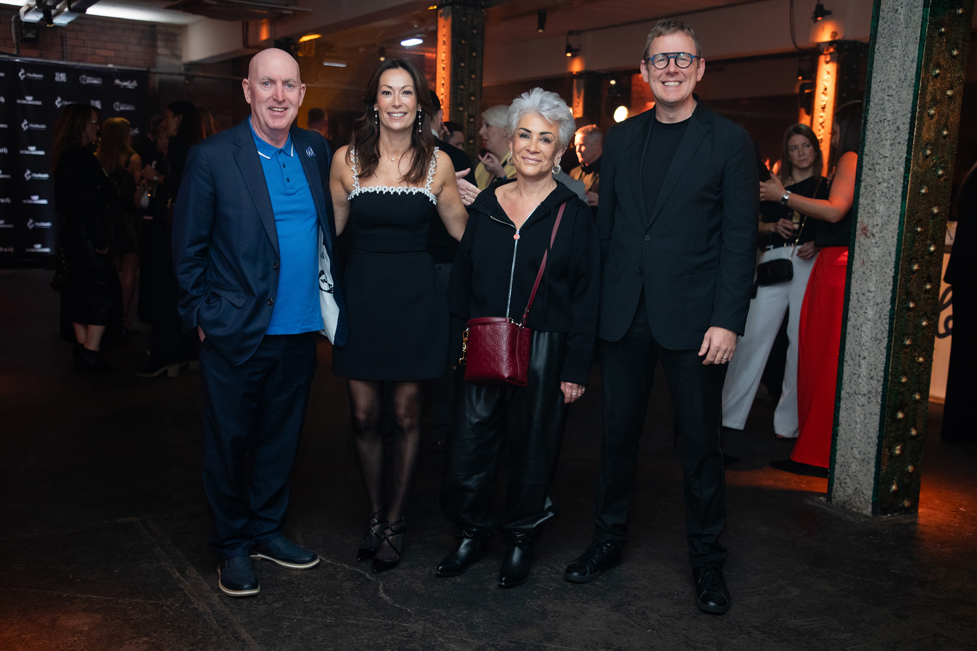 Alan Keegan, Emma Neville, Liz Taylor and Tom Redmond at the Great Mancunian Lunch