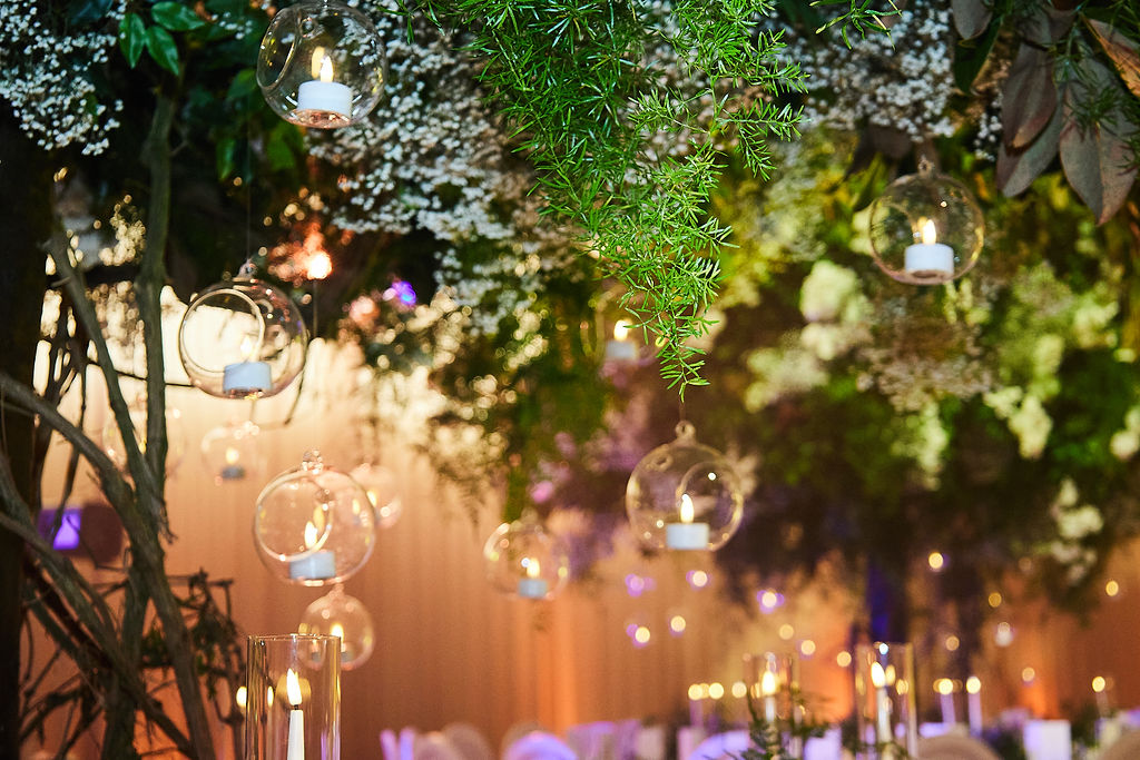 Bank Holiday Party lighting idea